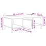 Roble Sonoma 103.5 x 60 x 35 cm Madera contrachapada