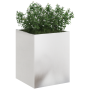 Maceta para Jardín Plateado 50 x 32 x 40 cm Acero inoxidable