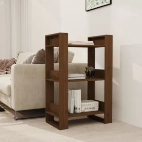 Pine honey brown 60x35x91 cm shelf/space divider by vidaXL, Bookcases and shelves - Ref: Foro24-813882, Price: 36,91 €, Disco...