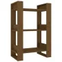 Pine honey brown 60x35x91 cm shelf/space divider by vidaXL, Bookcases and shelves - Ref: Foro24-813882, Price: 36,91 €, Disco...