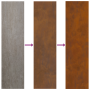 Macetero de Jardín con Panel Decorativo Oxidado 50 x 140 cm