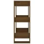 Regal/Raumteiler aus honigbraunem Kiefernholz 60x35x91 cm von vidaXL, Bücherregale und Regale - Ref: Foro24-813882, Preis: 36...