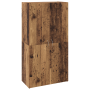 Gabinete de oficina con estante Madera antigua 60 x 32 x 115 cm