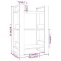 Pine honey brown 60x35x91 cm shelf/space divider by vidaXL, Bookcases and shelves - Ref: Foro24-813882, Price: 36,91 €, Disco...