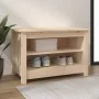 Solid pine wood shoe bench 70x38x45.5 cm by vidaXL, Shoe racks and shoe organizers - Ref: Foro24-813769, Price: 50,77 €, Disc...