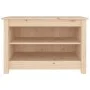 Solid pine wood shoe bench 70x38x45.5 cm by vidaXL, Shoe racks and shoe organizers - Ref: Foro24-813769, Price: 50,77 €, Disc...