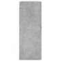 Armario de pared 2 unidades gris hormigón 69,5x34x90 cm