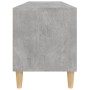Mueble de TV madera contrachapada gris hormigón 100x34,5x44,5cm