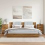 Mesitas noche 2 uds madera ingeniería roble artisan 40x36x65 cm