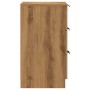 Mesitas noche 2 uds madera ingeniería roble artisan 40x36x65 cm