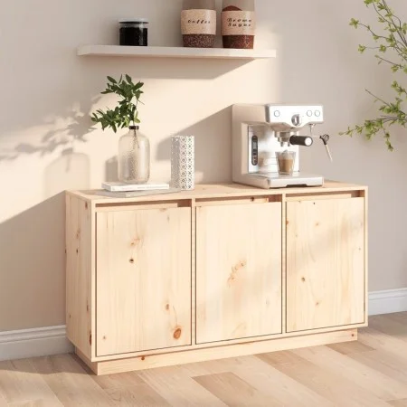 Solid pine wood sideboard 111x34x60 cm by vidaXL, Sideboards - Ref: Foro24-813809, Price: 139,88 €, Discount: %