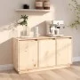 Solid pine wood sideboard 111x34x60 cm by vidaXL, Sideboards - Ref: Foro24-813809, Price: 139,88 €, Discount: %