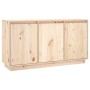 Solid pine wood sideboard 111x34x60 cm by vidaXL, Sideboards - Ref: Foro24-813809, Price: 149,21 €, Discount: %