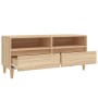 Mueble de TV madera contrachapada roble Sonoma 100x34,5x44,5 cm