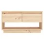 Solid pine wood TV cabinet 74x34x40 cm by vidaXL, TV Furniture - Ref: Foro24-813839, Price: 42,89 €, Discount: %