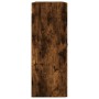 Armario de pared roble ahumado 69,5x34x90 cm