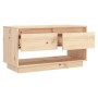 Mueble de TV de madera maciza de pino 74x34x40 cm de vidaXL, Muebles TV - Ref: Foro24-813839, Precio: 43,23 €, Descuento: %
