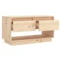 Solid pine wood TV cabinet 74x34x40 cm by vidaXL, TV Furniture - Ref: Foro24-813839, Price: 42,89 €, Discount: %