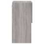 Mueble para TV con luces LED gris Sonoma 30,5x30x60 cm