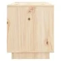 Solid pine wood TV cabinet 74x34x40 cm by vidaXL, TV Furniture - Ref: Foro24-813839, Price: 42,89 €, Discount: %