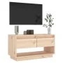 Solid pine wood TV cabinet 74x34x40 cm by vidaXL, TV Furniture - Ref: Foro24-813839, Price: 42,89 €, Discount: %