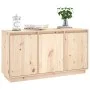Solid pine wood sideboard 111x34x60 cm by vidaXL, Sideboards - Ref: Foro24-813809, Price: 139,88 €, Discount: %