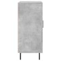 Aparador de madera de ingeniería gris hormigón 90x34x80 cm