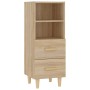 Aparador madera contrachapada color roble Sonoma 34,5x34x90 cm