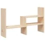 Solid pine wood monitor stand (39-72)x17x43 cm by vidaXL, Computer bases and risers - Ref: Foro24-814009, Price: 24,08 €, Dis...