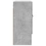 Armario de pared madera de ingeniería gris hormigón 60x31x70 cm