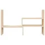 Solid pine wood monitor stand (39-72)x17x43 cm by vidaXL, Computer bases and risers - Ref: Foro24-814009, Price: 24,08 €, Dis...