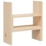 Solid pine wood monitor stand (39-72)x17x43 cm by vidaXL, Computer bases and risers - Ref: Foro24-814009, Price: 24,08 €, Dis...