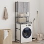 Armario de lavadora gris Sonoma 68x48,5x194 cm