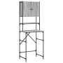 Armario de lavadora gris Sonoma 68x48,5x194 cm