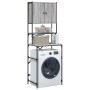 Armario de lavadora gris Sonoma 68x48,5x194 cm