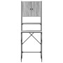Armario de lavadora gris Sonoma 68x48,5x194 cm