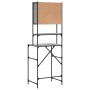 Armario de lavadora gris Sonoma 68x48,5x194 cm