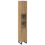Juego de Muebles de 3 Piezas para Baño en Roble Artesanal