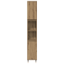 Conjunto de Muebles de Baño de 3 piezas en Roble Artesano