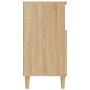 Aparador de madera contrachapada roble Sonoma 60x35x70 cm