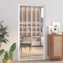 Puerta interior vidrio EGS y aluminio blanco 102,5x201,5 cm