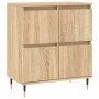 Aparador de madera contrachapada roble Sonoma 60x35x70 cm