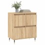 Aparador de madera contrachapada roble Sonoma 60x35x70 cm