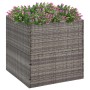 Synthetic gray rattan planter 80x80x80 cm by vidaXL, Pots and planters - Ref: Foro24-319177, Price: 112,34 €, Discount: %