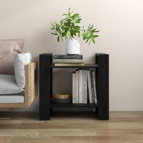 Estantería/divisor de espacios madera pino negro 60x35x57 cm by vidaXL, Bookcases and shelves - Ref: Foro24-813878, Price: 32...