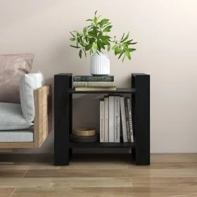 Regal/Trennwand aus schwarzem Kiefernholz 60x35x57 cm von vidaXL, Bücherregale und Regale - Ref: Foro24-813878, Preis: 32,80 ...