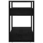 Estantería/divisor de espacios madera pino negro 60x35x57 cm de vidaXL, Librerías y estanterías - Ref: Foro24-813878, Precio:...