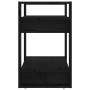 Estantería/divisor de espacios madera pino negro 60x35x57 cm by vidaXL, Bookcases and shelves - Ref: Foro24-813878, Price: 32...