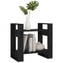 Estantería/divisor de espacios madera pino negro 60x35x57 cm by vidaXL, Bookcases and shelves - Ref: Foro24-813878, Price: 32...