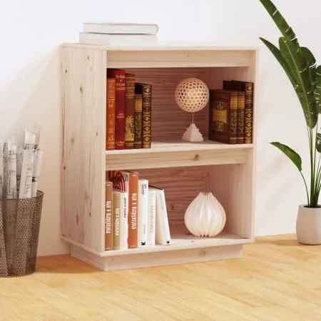 Solid pine wood console table 60x34x75 cm by vidaXL, Sideboards - Ref: Foro24-813819, Price: 42,18 €, Discount: %
